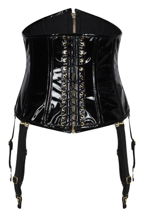 GUILTY PLEASURE Wondering Waist Cincher Black L - model z odpinanymi paskami