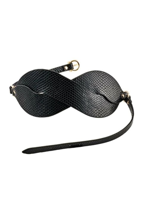 Guilty Pleasure Beacon Braided Blindfold opaska pleciona vegan czarna
