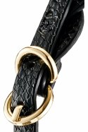 Guilty Pleasure Beacon Braided Blindfold opaska pleciona vegan czarna