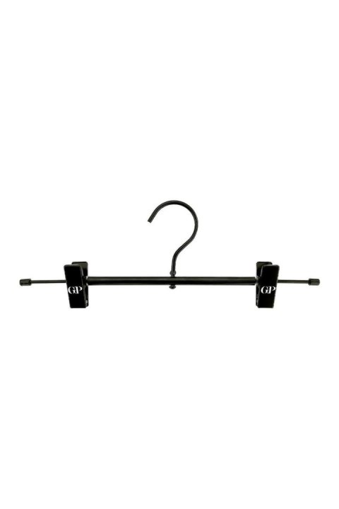 Guilty Pleasure Clothes Hanger with Clips czarny aluminiowy 32 cm
