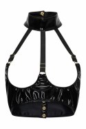 Guilty Pleasure Heroic Halo Bra Black S - biustonosz z chokerem Datex
