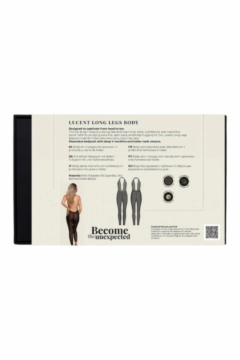 Guilty Pleasure Lucent Long Legs Body S/M - elegancki, złote detale