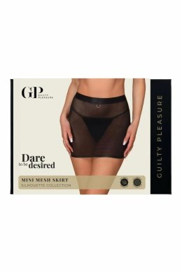Guilty Pleasure Mini Mesh Skirt L/XL - transparentna spodniczka siateczkowa