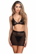 Guilty Pleasure Mini Mesh Skirt L/XL - transparentna spodniczka siateczkowa