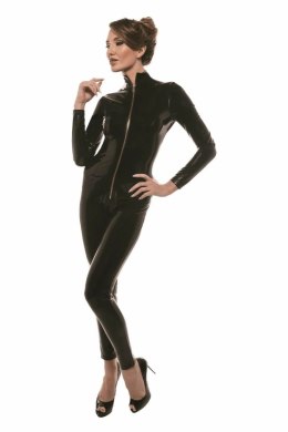 Guilty Pleasure Total Eclipse Catsuit Black XL - kombinezon Datex z zamkiem