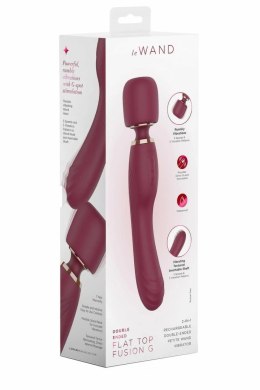 Le Wand Flat Top Fusion G 2w1 - podwojny masażer wibracyjny, wodoodporny