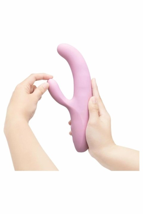 Le Wand Hither Rocking Rabbit Vibrator - podwojna stymulacja, IPX7, fioletowy