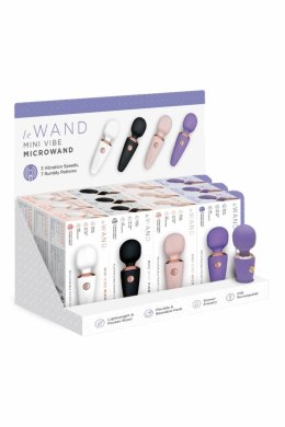 Le Wand Mini Micro Wand Zestaw 12 szt. z testerem - ekspozytor sklepowy