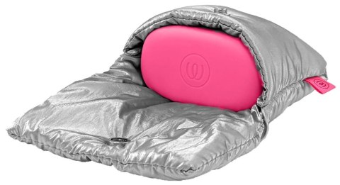 Womanizer Snap Pouch Silver - etui podrożne, srebrne, 11,5x9,5 cm
