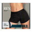 BOLD. REX Strap-On Short L z silikonowym elementem 15,5 cm