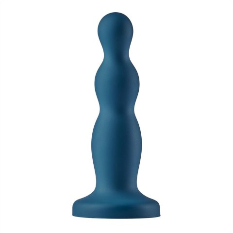 BOLD RUNE silikonowy model z przyssawką, 15,5 cm, czarny