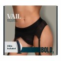 BOLD VAIL Pas do Pończoch z Majtkami XL + Czarny Element 15,5 cm