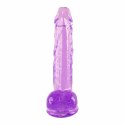Bubblegum Blast Candy Twist Purple Classic Jelly 24 cm - elastyczny model z przyssawką