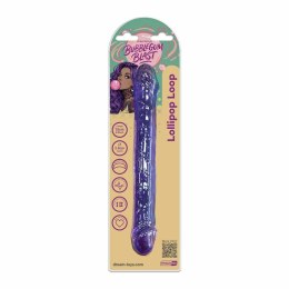 Bubblegum Blast Lollipop Loop Purple Classic Jelly 25cm - elastyczny model dwustronny