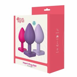 Dreamtoys LOVE SIGNAL TRIPLE HEART SET silikonowy zestaw 3 rozmiary