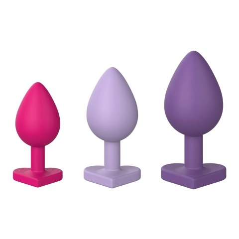 Dreamtoys LOVE SIGNAL TRIPLE HEART SET silikonowy zestaw 3 rozmiary