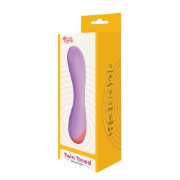 Dreamtoys LOVE SIGNAL TWIN TONED silikonowy wibrator 19 cm IPX6