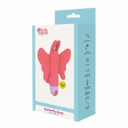 Dreamtoys Love Signal Butterfly Buzz - silikonowy masażer palcowy IPX6 USB