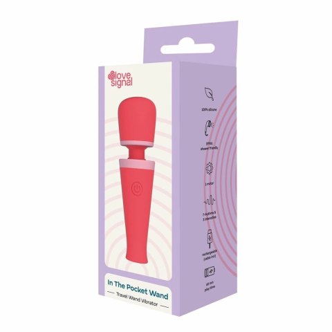 Dreamtoys Love Signal In The Pocket Wand mini masażer USB IPX6