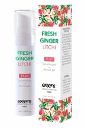 EXSENS Arousal Gel Fresh Ginger Litchi 15ml - żel intymny chłodzący