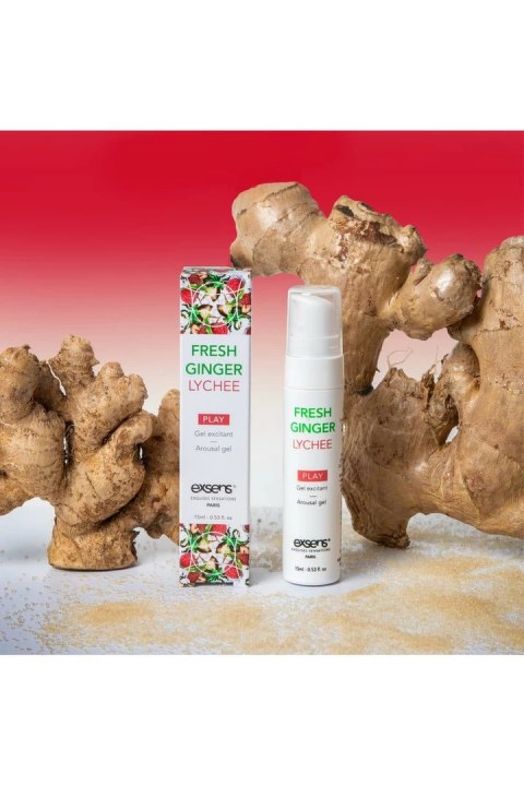 EXSENS Arousal Gel Fresh Ginger Litchi 15ml - żel intymny chłodzący