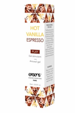 EXSENS Arousal Gel Hot Vanilla Espresso 15ml - żel intymny o aromacie kawy