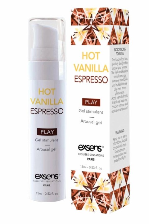 EXSENS Arousal Gel Hot Vanilla Espresso 15ml - żel intymny o aromacie kawy