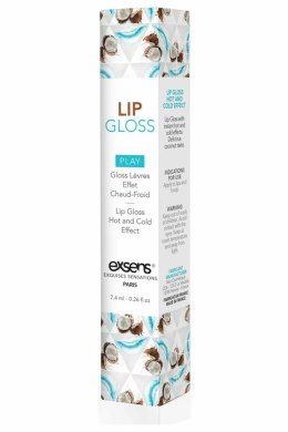 EXSENS HOT KISS Lip Gloss Coconut 7,4 ml - rozgrzewający błyszczyk do ust