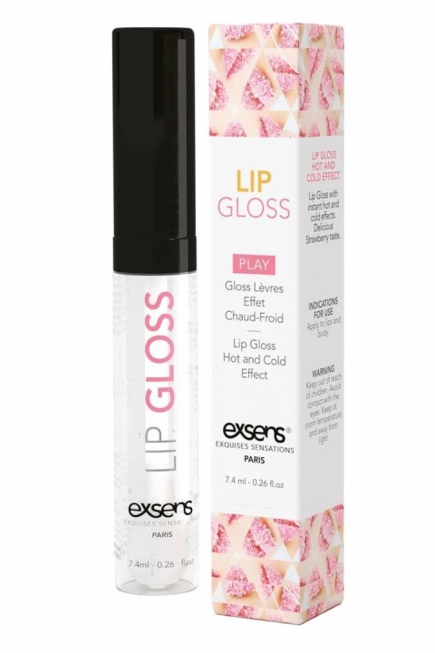 EXSENS Lip Gloss Strawberry 7,4 ml - błyszczyk do ust o smaku truskawkowym