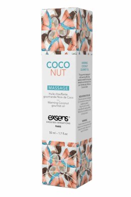 EXSENS Warming Massage Oil Coconut 50ml - rozgrzewający olejek kokosowy