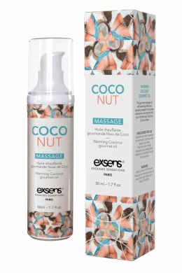 EXSENS Warming Massage Oil Coconut 50ml - rozgrzewający olejek kokosowy