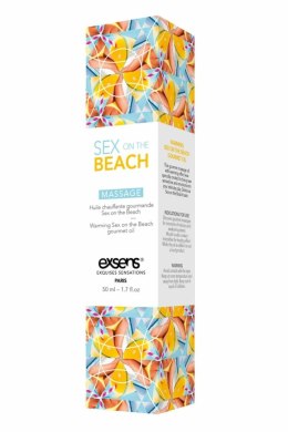 EXSENS Warming Massage Oil Sex on the Beach 50ml - rozgrzewający olejek owocowy