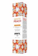 EXSENS Warming Massage Oil White Peach Organic 50ml - rozgrzewający olejek brzoskwiniowy BIO