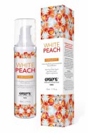 EXSENS Warming Massage Oil White Peach Organic 50ml - rozgrzewający olejek brzoskwiniowy BIO