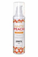 EXSENS Warming Massage Oil White Peach Organic 50ml - rozgrzewający olejek brzoskwiniowy BIO