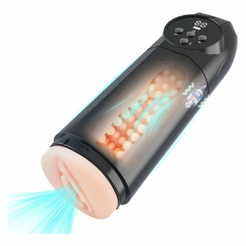 ESSENTIALS Auto Suck Machine - automatyczna maszyna intymna LCD IPX6 USB-C