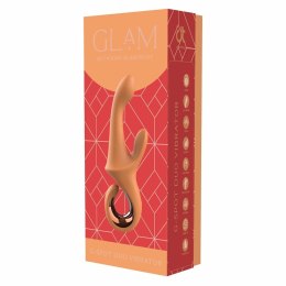 GLAM G-SPOT DUO VIBRATOR silikonowy, 3 silniki, wodoodporny, fioletowy