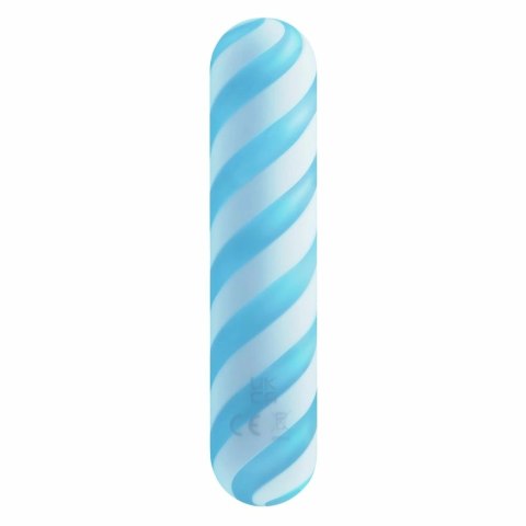 GLITZ Blue For You Bullet Vibrator silikonowy IPX7 10,9 cm