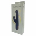 GODDESS PHAEDRA Up and Down Duo Vibrator silikonowy granatowy 22,4 cm