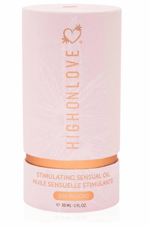 HighOnLove CBD Sensual Oil 300mg - Olejek intymny z CBD i CALYBIOTA BIO