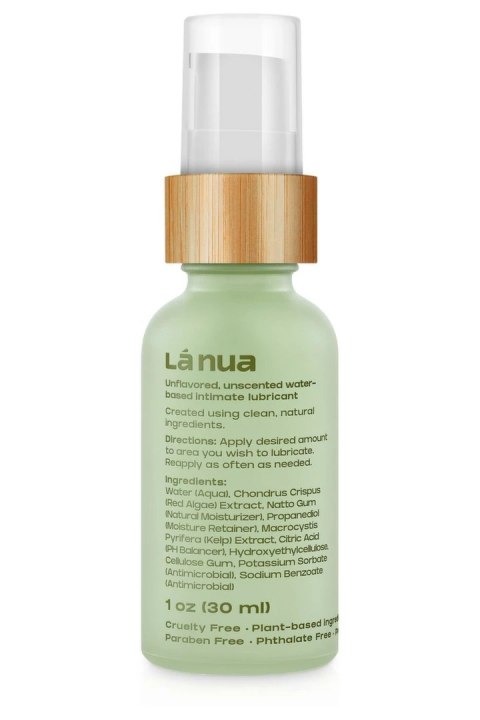 LA NUA Cucumber Aloe nawilżający żel intymny 30ml, szklana butelka