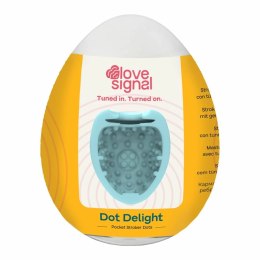 LOVE SIGNAL Dot Delight kompaktowa maszyna intymna z teksturą TPE
