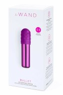 Le Wand Bullet Cherry - mini masażer w metalowej obudowie, wodoodporny