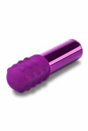 Le Wand Bullet Cherry - mini masażer w metalowej obudowie, wodoodporny