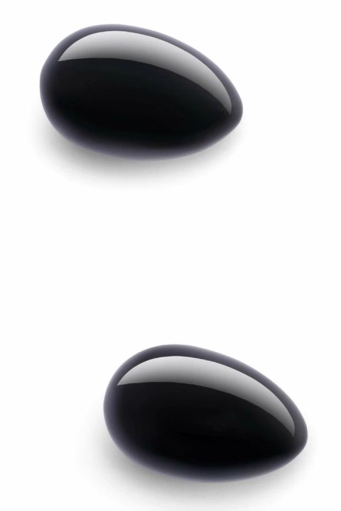 Le Wand Crystal Yoni Eggs Black Obsidian - zestaw do ćwiczeń mięśni dna miednicy
