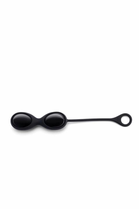 Le Wand Crystal Yoni Eggs Black Obsidian - zestaw do ćwiczeń mięśni dna miednicy