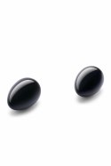 Le Wand Crystal Yoni Eggs Black Obsidian - zestaw do ćwiczeń mięśni dna miednicy