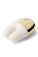 Le Wand Double Vibe White Gold - kompaktowy model z podwojnym silnikiem