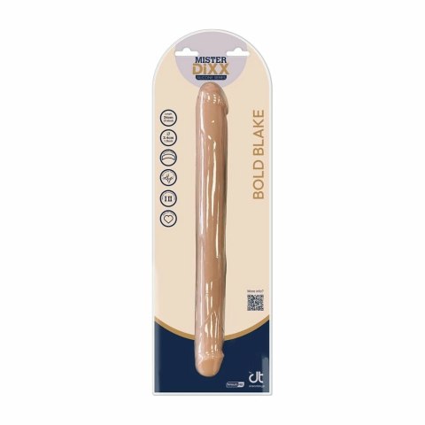 MISTER DIXX Bold Blake 34 cm silikonowy podwojny model elastyczny