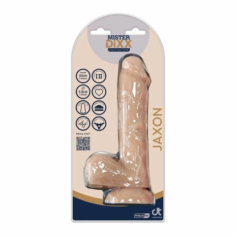 MISTER DIXX Jaxon 7,8" silikonowy model anatomiczny z przyssawką